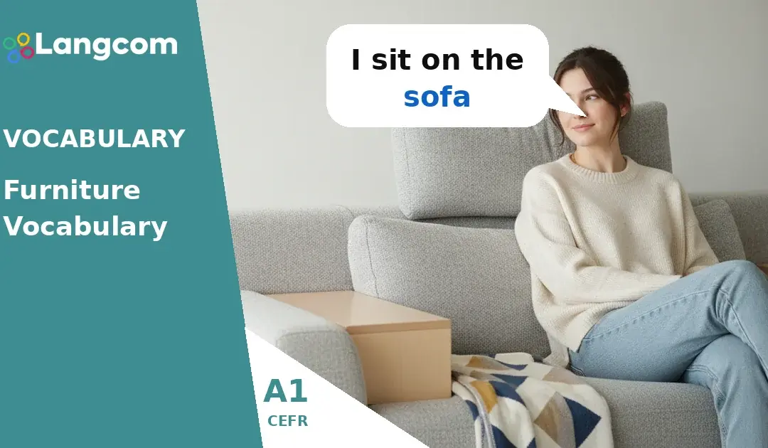 A1 English Furniture Vocabulary: Learn Words for Your Home
