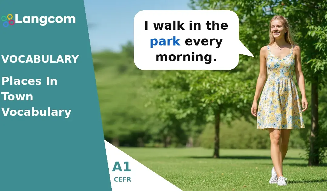A1 English Vocabulary: Essential Places in a City