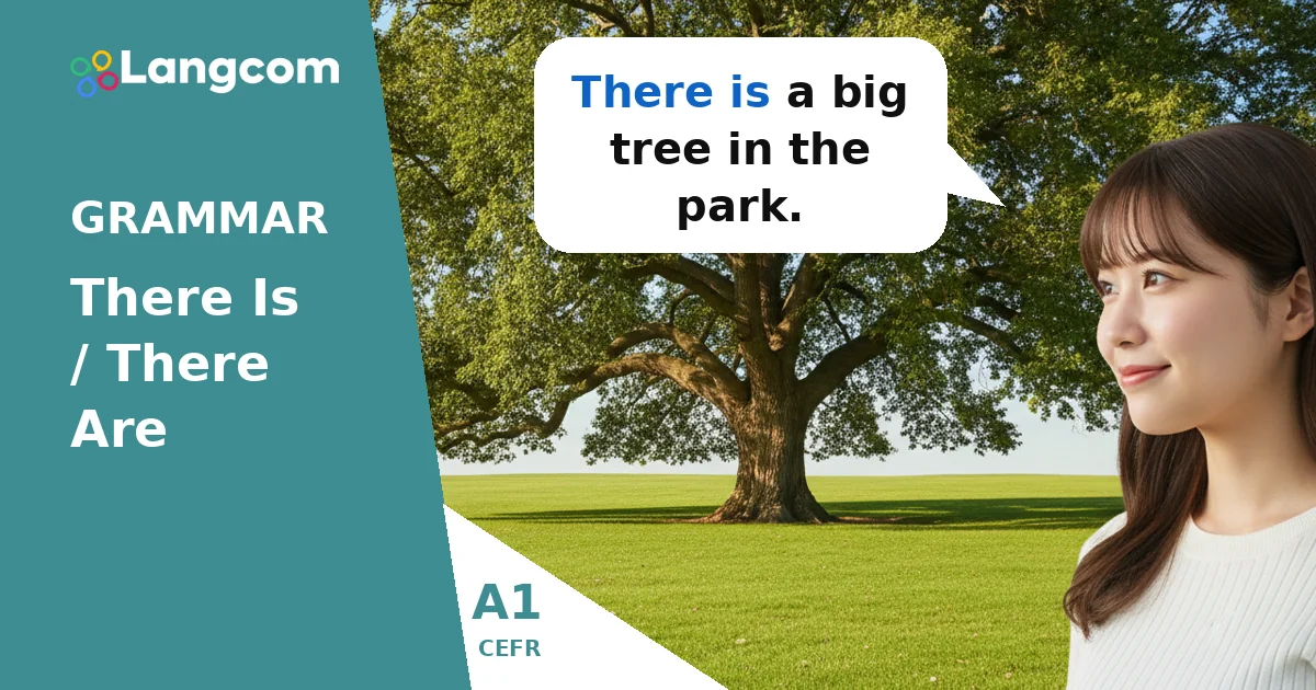 There is / There are: Expressing Existence (A1 English Grammar) — A1 English grammar lesson by Langcom
